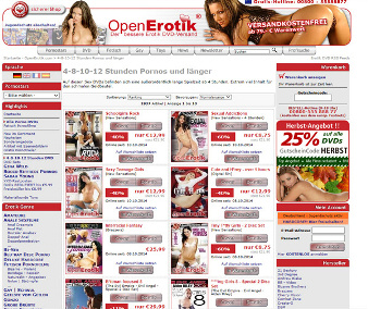 Der online Shop f&uuml;r Pornos als
					echte Erotic DVD und Bluerays